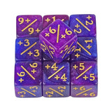 Six Sided Dice Set D6 Counters +1/+1 and -1/-1 Set  (10 Pack)