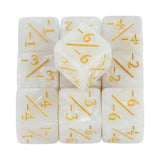 Six Sided Dice Set D6 Counters +1/+1 and -1/-1 Set  (10 Pack)
