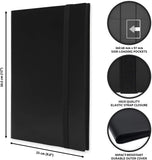 9 Pocket Trading Card Album Folder - 360 Side Loading Pockets