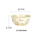Pokémon Ceramic Tableware Set Bone China Plates Dinner Sets Microwave Safe Dinnerware Set for Home Bowl Set