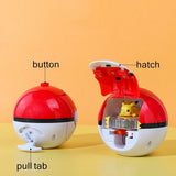 Pokemon Battle Spinner Toy Pikachu Charmander, Magic Gyro Combat Top with Poke Ball