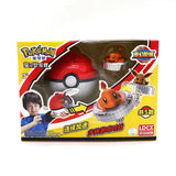 Pokemon Battle Spinner Toy Pikachu Charmander, Magic Gyro Combat Top with Poke Ball