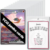 Jumbo Sleeves 5.4X7.5 Large Size Transparent Holder Protector For Oversized Cards