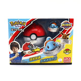 Pokemon Battle Spinner Toy Pikachu Charmander, Magic Gyro Combat Top with Poke Ball
