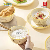 Pokémon Ceramic Tableware Set Bone China Plates Dinner Sets Microwave Safe Dinnerware Set for Home Bowl Set