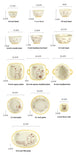 Pokémon Ceramic Tableware Set Bone China Plates Dinner Sets Microwave Safe Dinnerware Set for Home Bowl Set