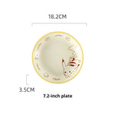 Pokémon Ceramic Tableware Set Bone China Plates Dinner Sets Microwave Safe Dinnerware Set for Home Bowl Set