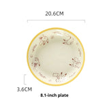 Pokémon Ceramic Tableware Set Bone China Plates Dinner Sets Microwave Safe Dinnerware Set for Home Bowl Set