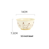 Pokémon Ceramic Tableware Set Bone China Plates Dinner Sets Microwave Safe Dinnerware Set for Home Bowl Set