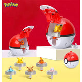 Pokemon Battle Spinner Toy Pikachu Charmander, Magic Gyro Combat Top with Poke Ball