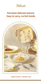 Pokémon Ceramic Tableware Set Bone China Plates Dinner Sets Microwave Safe Dinnerware Set for Home Bowl Set