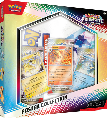 Pokémon TCG: Scarlet & Violet-Prismatic Evolutions Poster Collection (Pre-Order)