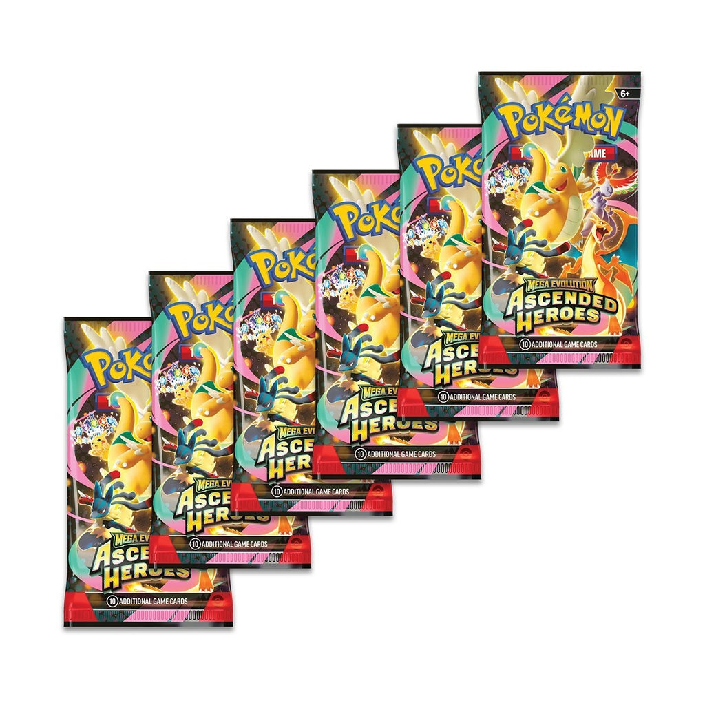 Pokmon TCG: Mega Evolution-Ascended Heroes Booster Bundle (6 Packs) Hoarders Collectibles & Games Pokmon TCG: Mega Evolution-Ascended Heroes Booster Bundle (6 Packs) Hoarders Collectibles & Games